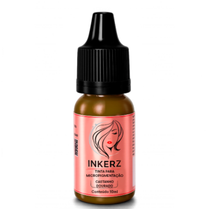 Tinta Para Micropigmentação Inkerz 10ml - Castanho Dourado