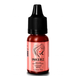 Tinta Para Micropigmentação Inkerz 10ml - Castanho Médio